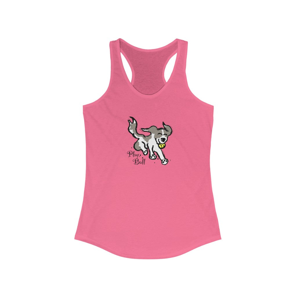 Women's Play Ball Racerback Tank