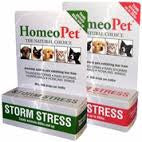 HomeoPet Storm Stress Products